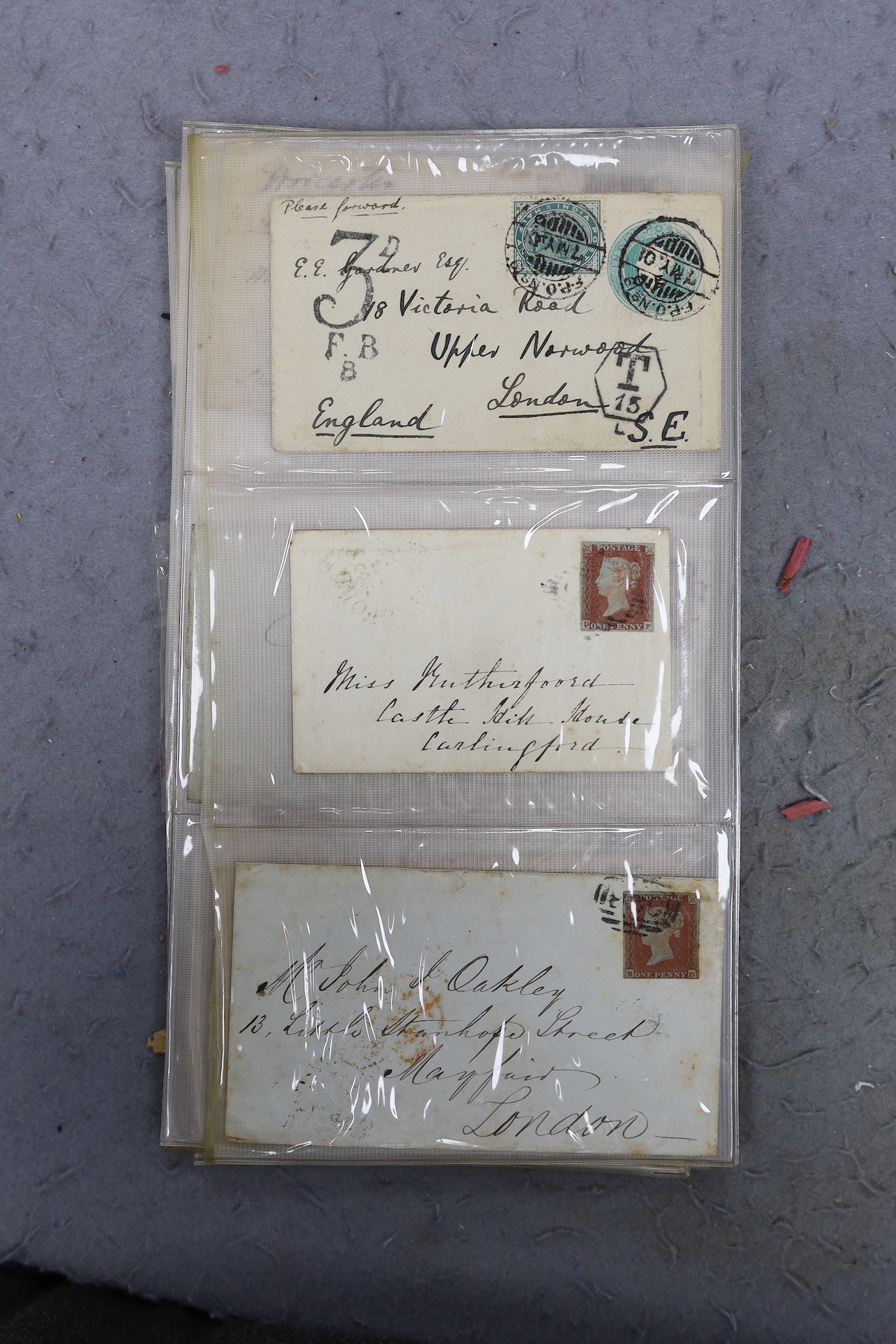 A collection of Postal Covers from 1830-1860